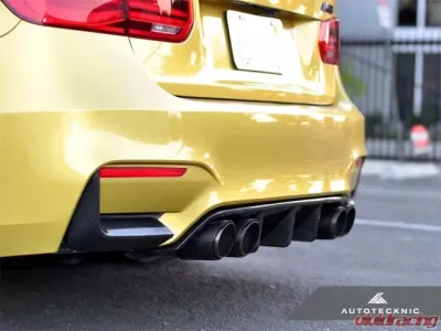 AutoTecknic Dry Carbon Competition Rear Diffuser BMW F80 M3|F82 M4 16-20 - BM-0352-V2