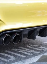 AutoTecknic Dry Carbon Competition Rear Diffuser BMW F80 M3|F82 M4 16-20                                     - BM-0352-V2 - Image 3
