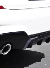 AutoTecknic Dry Carbon Extended Fin Competition Rear Diffuser BMW G20 3-Series 2019-2021                                     - ATK-BM-0353 - Image 3