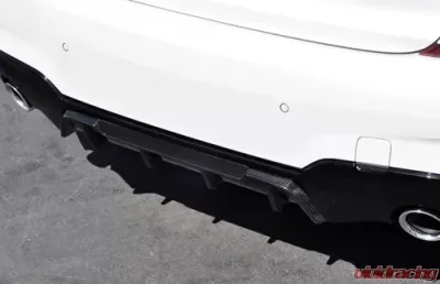 AutoTecknic Dry Carbon Extended Fin Competition Rear Diffuser BMW G20 3-Series 2019-2021 - ATK-BM-0353