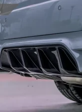 AutoTecknic Dry Carbon Competition Rear Diffuser BMW F90 M5 2018-2022                                     - ATK-BM-0354 - Image 4