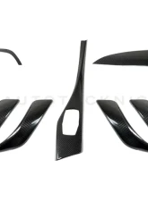 AutoTecknic Dry Carbon Fiber Twill Weave Interior Trim BMW F20/F21 1-Series | F22 2-Series 2013+                                     - ATK-BM-0370 - Image 2