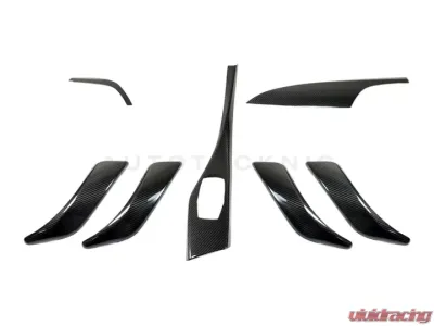 AutoTecknic Dry Carbon Fiber Twill Weave Interior Trim BMW F20/F21 1-Series | F22 2-Series 2013+ - ATK-BM-0370