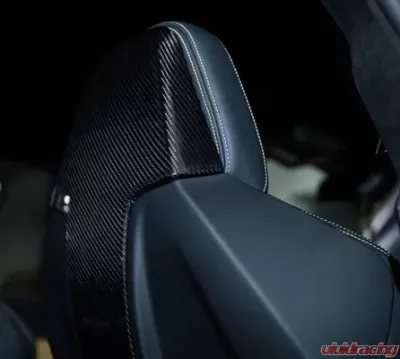 AutoTecknic Dry Carbon Seat Back Cover BMW F91 | F92 | F93 M8 2019-2020 - ATK-BM-0373-M8
