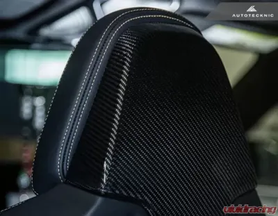 AutoTecknic Dry Carbon Seat Back Cover BMW F91 | F92 | F93 M8 2019-2020 - ATK-BM-0373-M8