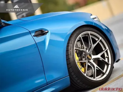 AutoTecknic Replacement Glazing Black Fender Trim BMW F87 M2 2018-2021 - ATK-BM-0406-GB