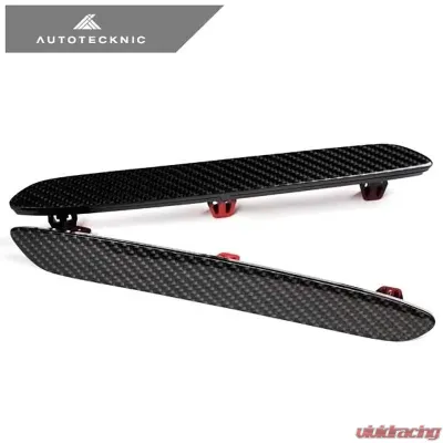 AutoTecknic Carbon Fiber Rear Bumper Reflectors BMW M2 F87 2016-2021 - ATK-BM-0991-CF