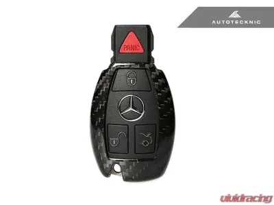 AutoTecknic Red Dry Carbon Key Case Mercedes-Benz Various Models - ATK-MB-0101