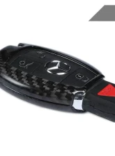 AutoTecknic Red Dry Carbon Key Case Mercedes-Benz Various Models                                     - ATK-MB-0101 - Image 4