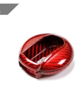 AutoTecknic Red Dry Carbon Key Case Mini Cooper F54 | F55 | F56 | F57 | F60 Countryman 07-18                                     - ATK-MN-0001-RC - Image 3
