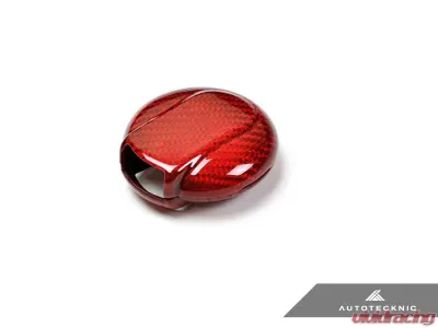 AutoTecknic Red Dry Carbon Key Case Mini Cooper F54 | F55 | F56 | F57 | F60 Countryman 07-18 - ATK-MN-0001-RC