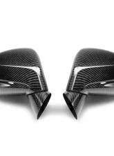 AutoTecknic Dry Carbon Replacement Side Mirror Covers Nissan R35 GT-R 2007-2016                                     - ATK-NS-0006 - Image 3