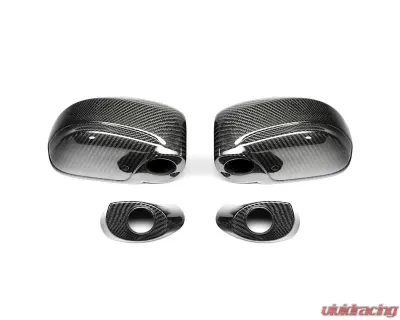 AutoTecknic Dry Carbon Replacement Side Mirror Covers Nissan R35 GT-R 2007-2016 - ATK-NS-0006