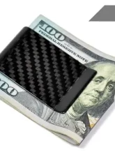 AutoTecknic Dry Carbon Fiber Money Clip Version 2                                     - ATK-UN-0012-V2 - Image 2
