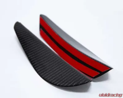AutoTecknic Front Bumper Carbon Fiber Canards BMW E90 M3 | E92 M3 | E93 M3 - ATK-BM-0087-E9X