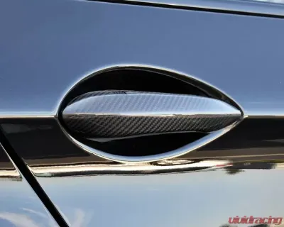 AutoTecknic Dry Carbon Door Handle Trims BMW F10 5-Series | F06/ F12/ F13 6-Series | F01 7-Series - BM-0375