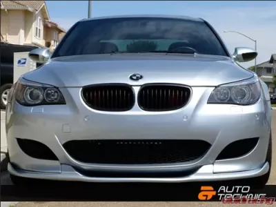 AutoTecknic Matte Black Grilles BMW E60 Sedan | E61 Wagon | 5 Series 04-10 - BM-0066