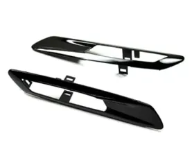 AutoTecknic Glazing Black Fender Light Trim BMW 5 Series F10 11-16