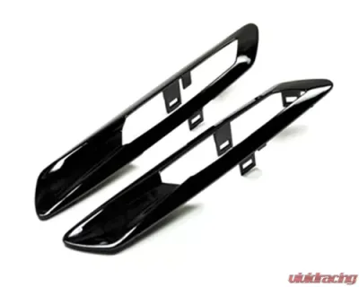 AutoTecknic Glazing Black Fender Light Trim BMW 5 Series F10 11-16 - BM-0071-GB