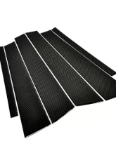 AutoTecknic Carbon Fiber Pillar Cover BMW 3 Series E46 Coupe 99-07                                     - BM-0116 - Image 2