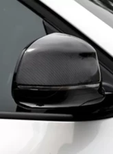 AutoTecknic Carbon Fiber Replacement Mirror Covers BMW F25 X3 11-17                                     - BM-0146 - Image 3