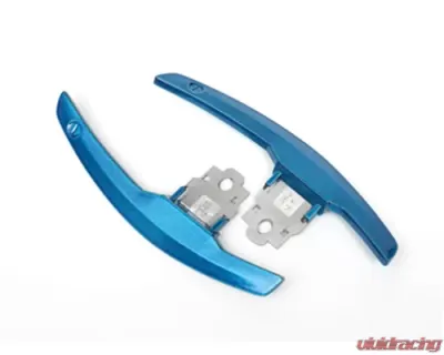 AutoTecknic Competition Steering Shift Levers Paddles Long Beach Blue BMW F10 M5 12-17 - BM-0164-LBB