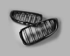 AutoTecknic Replacement Glazing Black Front Grilles BMW 4-Series