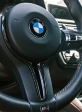 AutoTecknic Carbon Fiber Steering Wheel Trim BMW F10 M5 LCI 12-16                                     - BM-0183 - Image 3