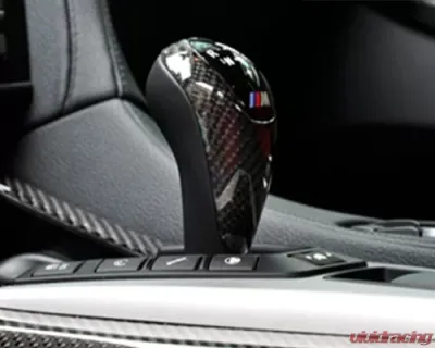 AutoTecknic Carbon Fiber Gear Selector Cover DCT BMW F82 | F83 M4 15-20 - BM-0195