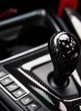 AutoTecknic Carbon Fiber Gear Selector Cover DCT BMW F82 | F83 M4 15-20                                     - BM-0195 - Image 3