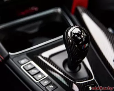 AutoTecknic Carbon Fiber Gear Selector Cover DCT BMW F82 | F83 M4 15-20 - BM-0195