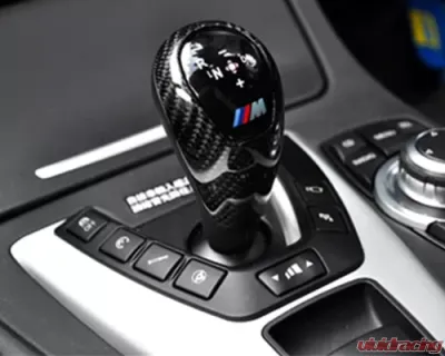 AutoTecknic Carbon Fiber Gear Selector Cover DCT BMW F82 | F83 M4 15-20 - BM-0195