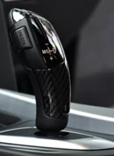 AutoTecknic Carbon Fiber Gear Selector Cover BMW Steptronic Automatic Transmissions Only                                     - BM-0196 - Image 3