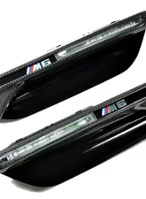 AutoTecknic 3K Twill Weave Carbon Fiber Fender Trim Set BMW F06 | F12 | F13 M6 13-19                                     - BM-0213 - Image 2