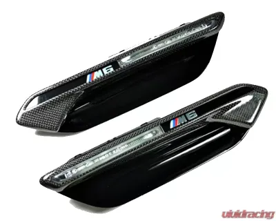 AutoTecknic 3K Twill Weave Carbon Fiber Fender Trim Set BMW F06 | F12 | F13 M6 13-19 - BM-0213