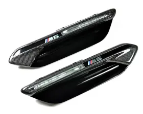 Auto Tecknic Dry Carbon Fiber Fender Light Trims BMW M6 F06 Grand Coupe 13-19