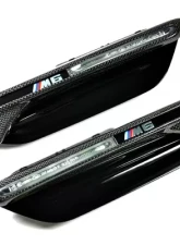 Auto Tecknic Dry Carbon Fiber Fender Light Trims BMW M6 F13 Coupe 13-19                                     - BM-0213 - Image 3