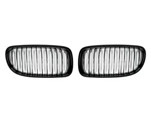 AutoTecknic Glazing Black Front Grille BMW E90 LCI 10-11 - BM-0220-GB