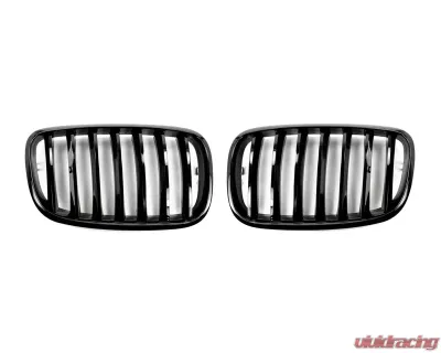 Auto Tecknic Replacement Glazing Black Front Grille BMW E71 X6 | X6M 08-12 - BM-0224-GB