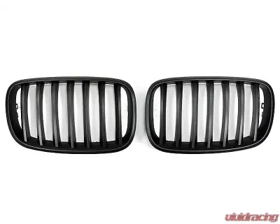 Auto Tecknic Replacement Glazing Black Front Grille BMW E71 X6 | X6M 08-12 - BM-0224-GB