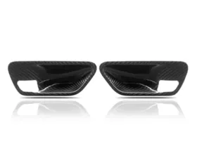 Autotecknic Dry Carbon Fiber Interior Door Handle Covers BMW F30 3 Series 12-17
