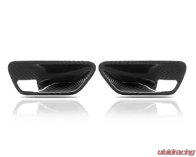 Autotecknic Dry Carbon Fiber Interior Door Handle Covers BMW F34 3 Series GT 13-15 - BM-0360
