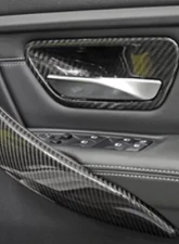 Autotecknic Dry Carbon Fiber Interior Door Handle Covers BMW F34 3 Series GT 13-15                                     - BM-0360 - Image 3