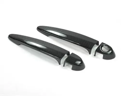 AutoTecknic Dry Carbon Exterior Door Handle Covers BMW F20 | F21 1-Series 12-14 - BM-0365