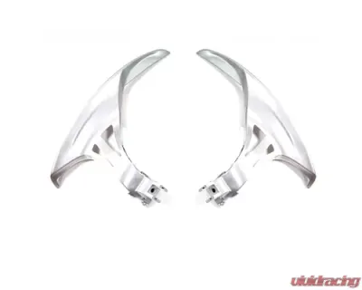 AutoTecknic Silver Alloy Competition Steering Shift Paddles Nissan 370Z 09-18 - NS-0030-SA