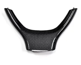 AutoTecknic Carbon Fiber Steering Wheel Trim BMW 5-Series F07/ F10/ F11 (M5/ M-Sport) 12-16