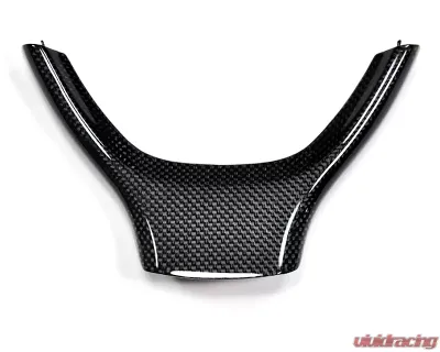 AutoTecknic Carbon Fiber Steering Wheel Trim BMW 6-Series F06/ F12/ F13 12-15 - BM-0182-M