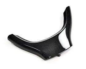 AutoTecknic Carbon Fiber Steering Wheel Trim BMW 5-Series F10|F07 GT Standard Wheel (Non-M/ M-Sport) 11-15