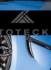 AutoTecknic Carbon Fiber Rear Bumper Reflectors BMW M2 F87 2016-2021                                     - ATK-BM-0991-CF - Image 4
