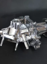 Powerhouse Racing Polished Water Pump Toyota Supra 2JZGTE 1993-1998                                     - PHR 01010811 - Image 2